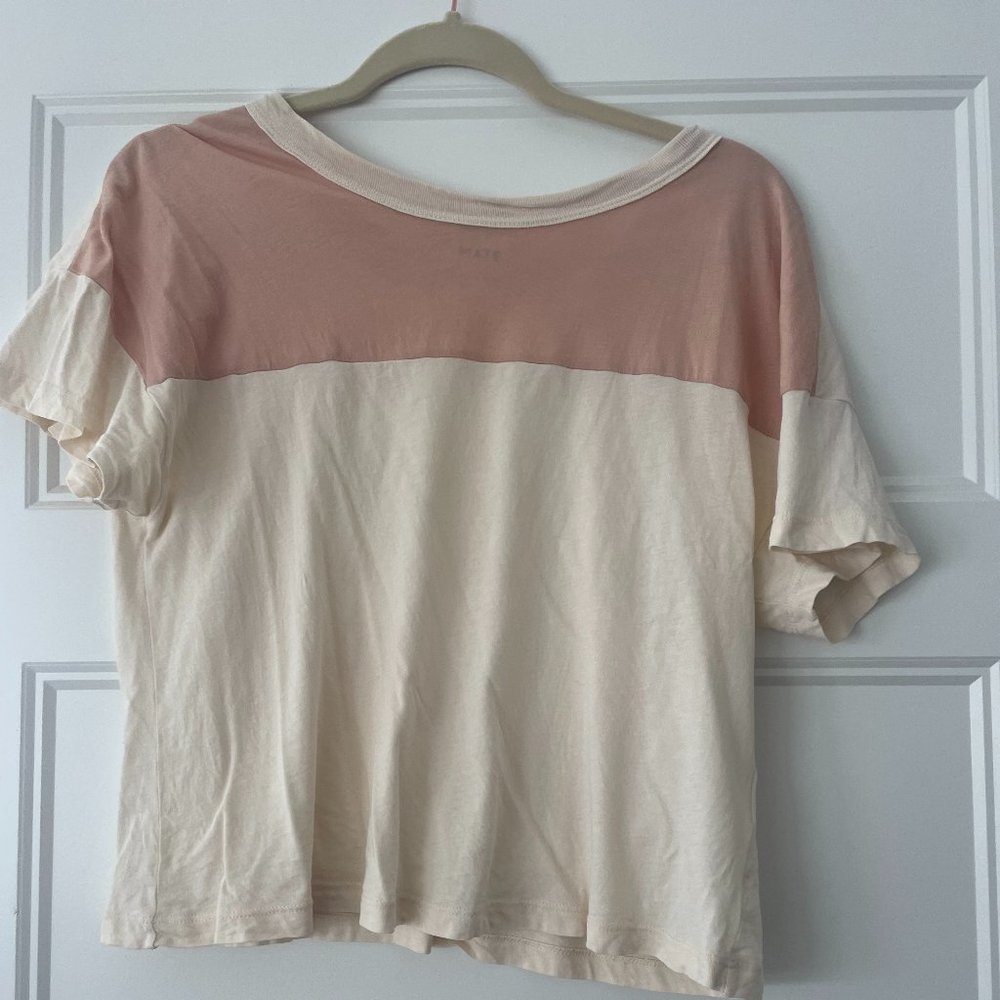 The Bailey Boxy Tee / Bone & Rose - X-SMALL